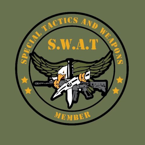 S.W.A.T. – μπλούζα κοντομάνικη με ψηφιακή εκτύπωση ανθεκτική & ανεξίτηλη