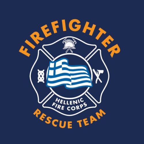 FIREFIGHTER RESCUE TEAM – Mπλούζα κοντομάνικη με ψηφιακή εκτύπωση ανθεκτική & ανεξίτηλη