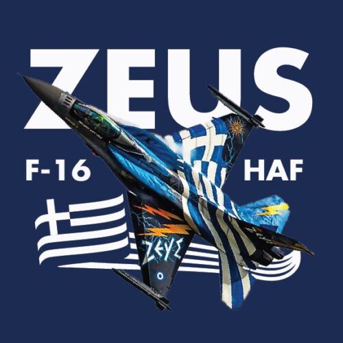 ZEUS F16 HAF – Mπλούζα κοντομάνικη με ψηφιακή εκτύπωση ανθεκτική & ανεξίτηλη