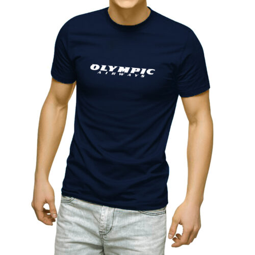 OLYMPIC ARIWAYS – Mπλούζα Casual κοντομάνικη με ψηφιακή εκτύπωση ανθεκτική & ανεξίτηλη