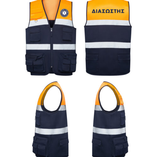 E.K.A.B. – Unisex γιλέκο διασώστη με ψηφιακή εκτύπωση ανθεκτική & ανεξίτηλη